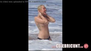 Miley Cyrus Flaunting Her Hot Nude Body Again